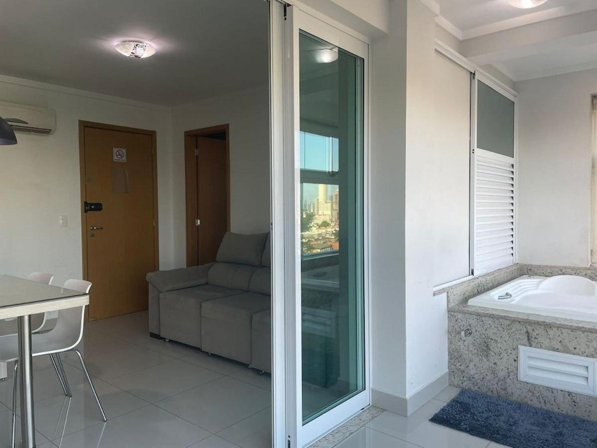 1 Qts.| 2 Hosp. | Jacuzzi Na Varanda | Linda Vista جويانيا المظهر الخارجي الصورة