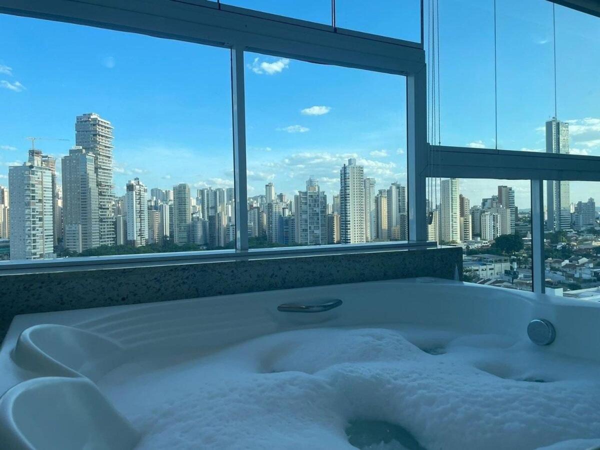 1 Qts.| 2 Hosp. | Jacuzzi Na Varanda | Linda Vista جويانيا المظهر الخارجي الصورة