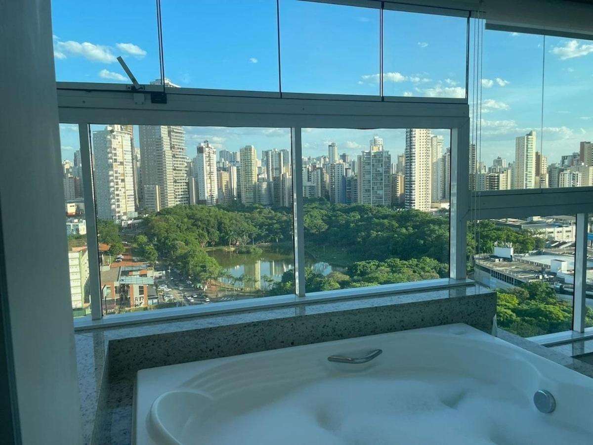 1 Qts.| 2 Hosp. | Jacuzzi Na Varanda | Linda Vista جويانيا المظهر الخارجي الصورة